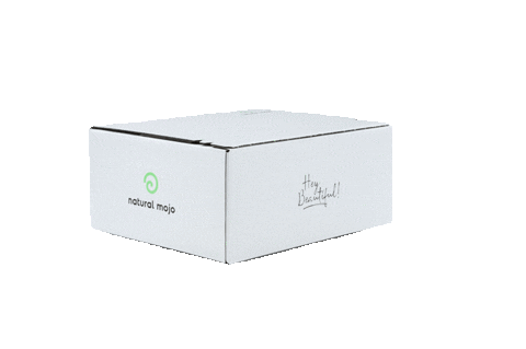 Box Shipping Sticker by Natural Mojo