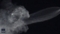 Footage Shows SpaceX Falcon Separation 