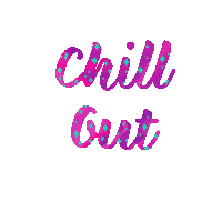 Bloomingmandala pink stars chill chill out Sticker