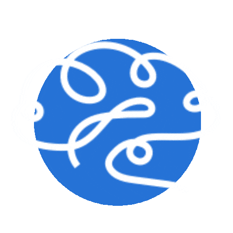 Calmsie logo blue health ai Sticker
