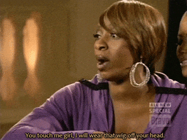 Real Housewives Wig GIF