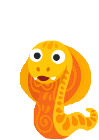 Chinese New Year Snake Sticker by Studycat