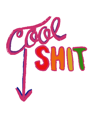 TheCosmicProject giphyupload cool rainbow arrow Sticker