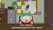 mad eric cartman GIF by South Park 