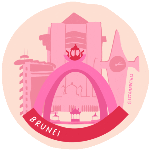Brunei Sticker
