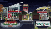 lights street GIF by South Park 