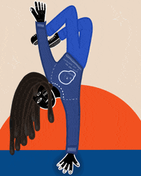 theartofh2o illustration animated artist lightning GIF