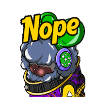 No Meh Sticker by Patrick Bezalel