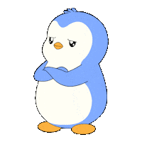 Angry Yeah Right Sticker by Pudgy Penguins