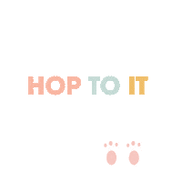 Hop To It Bunny Sticker by Beauty by Earth
