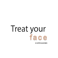 Face Treat Yourself Sticker by Antiagers