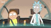 Rick And Morty Smiling GIF by Adult Swim