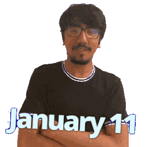 January Sticker