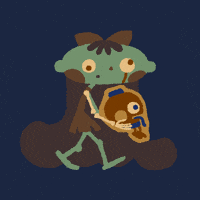 Illustration 歩く GIF