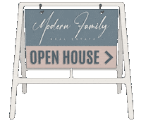 ModernFamilyRealEstate real estate realtor sign realty Sticker