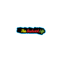 Neon Blinking Sticker by This Bushwick Life
