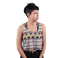 Claudia No Entiendo Sticker by BuzzFeed