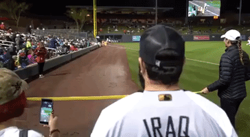 Military Dad Surprises Kids at Arizona Baseball Game