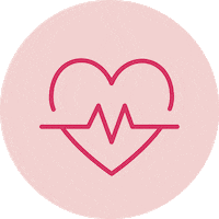 Heart Pink Sticker by Singing River Health System