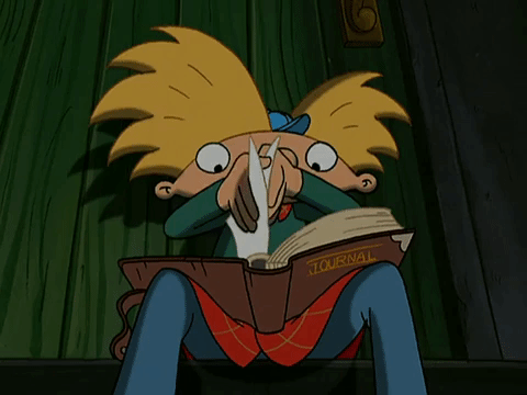 hey arnold nicksplat GIF