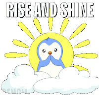 Good Morning Sun Sticker by Pudgy Penguins