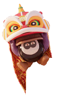 New Year Money Sticker