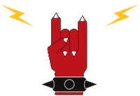 Rock N Roll Yes Sticker by Download Festival