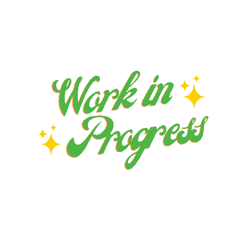 Work In Progress Sticker by AgoraEversole Marketing Agency