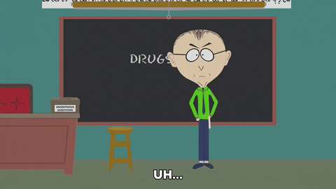 mr. mackey drugs GIF by South Park 