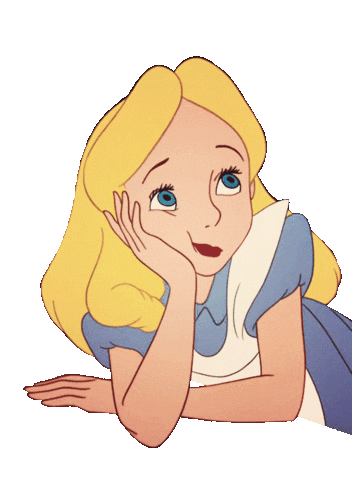 Alice In Wonderland Disney Sticker