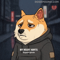 Sad Broken Heart GIF by Doge Pound