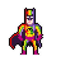 Pixel Rainbow Sticker