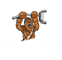 Wookie Noises Sticker by P3 Gauges