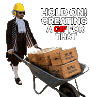 Hold On Content Creator Sticker