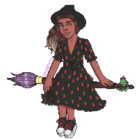 KY0K0ARTES art sticker magic fly Sticker