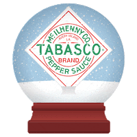 Hot Sauce Christmas Sticker by TABASCO® Brand