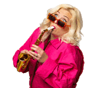 Sunglasses Saxophone Sticker by Boom Chicago