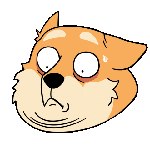 Scared Awkward Turtles Sticker by Doge Pound