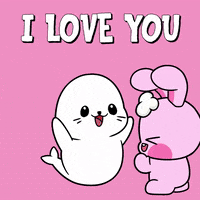 I Love You Hug GIF by Sappy Seals