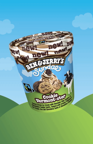 Ben & Jerry's New Flavor Cookie Vermont-ster