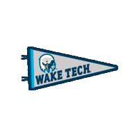 Pennant Waketech Sticker by Wake Technical Community College