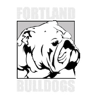 Imfortland Sticker by FORTLAND BULLDOGS