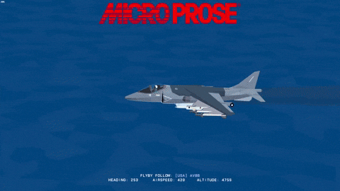 Av-8B Simulation GIF by MicroProse