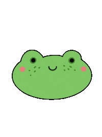 Heart Frog Sticker
