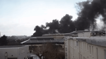 Fire at National Archives