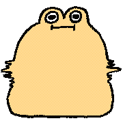 Scared Frog Sticker