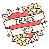 Thanks Thank You Sticker by Leopardprints photography