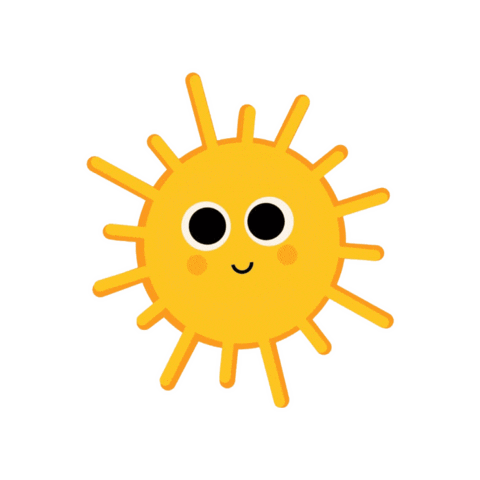 bom_artstudio giphygifmaker sun morning sunday Sticker