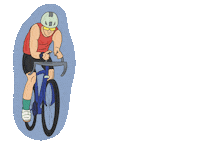 Bike Running Sticker