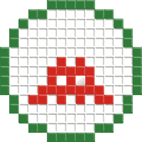 space invader Sticker